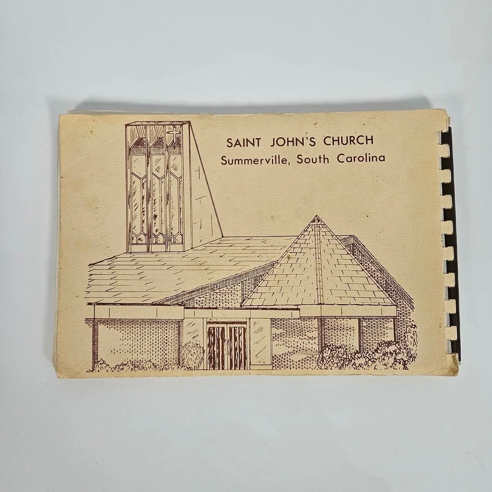 Vintage 1981 Saint Johns Cookbook Summerville South Carolina Church Recipes CYO